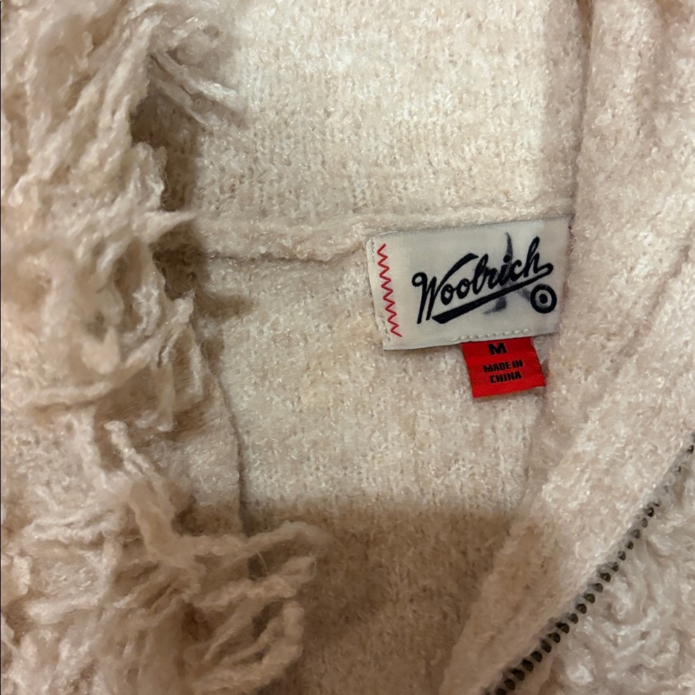 Woolrich Cream Textured Vest - Picture 2 of 3